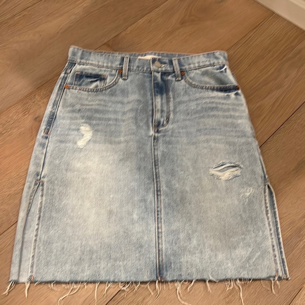 HABITUAL HIGH WAIST DENIM SKIRT